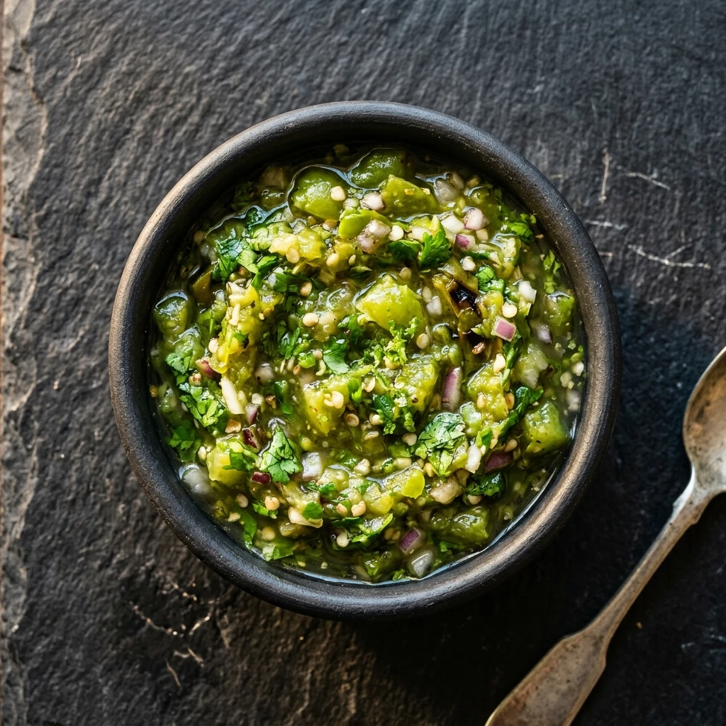 Tomatillo-Green Chili Salsa