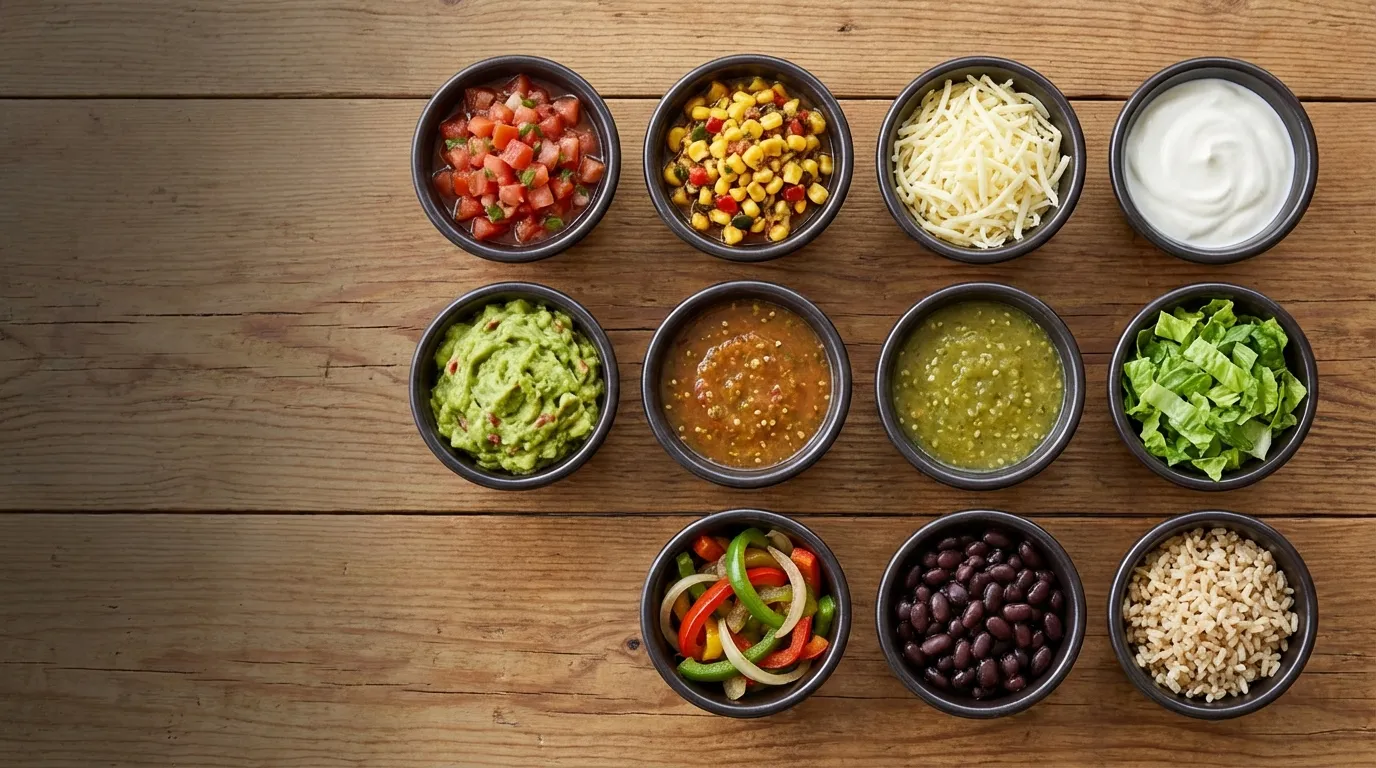 Chipotle Toppings Nutrition